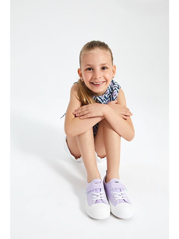 Lee Basic Kız Çocuk Lila Spor Ayakkabı - Görsel 6