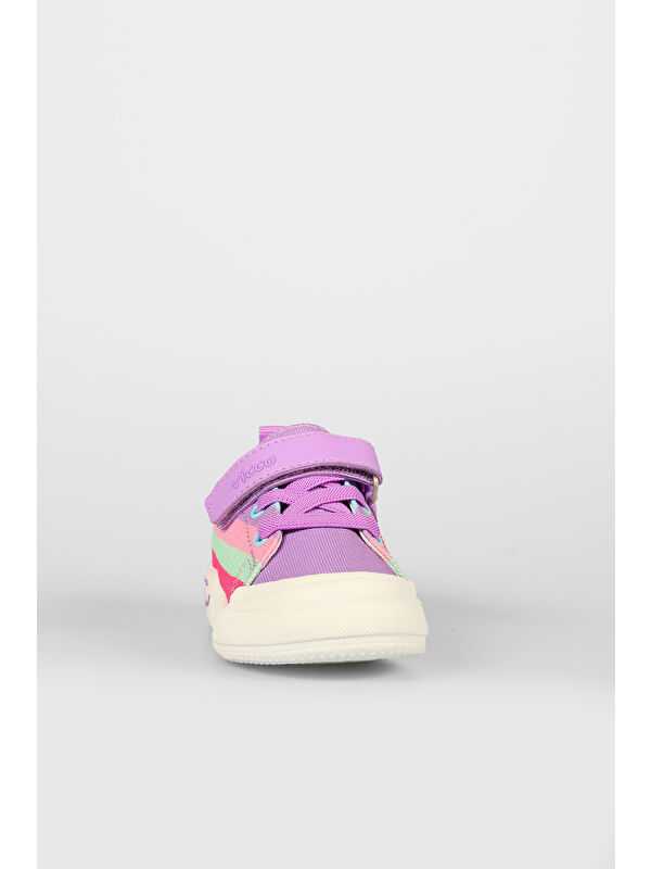 Elf Işıklı Kız Çocuk Okul Öncesi Lila Spor Ayakkabı - Görsel 5