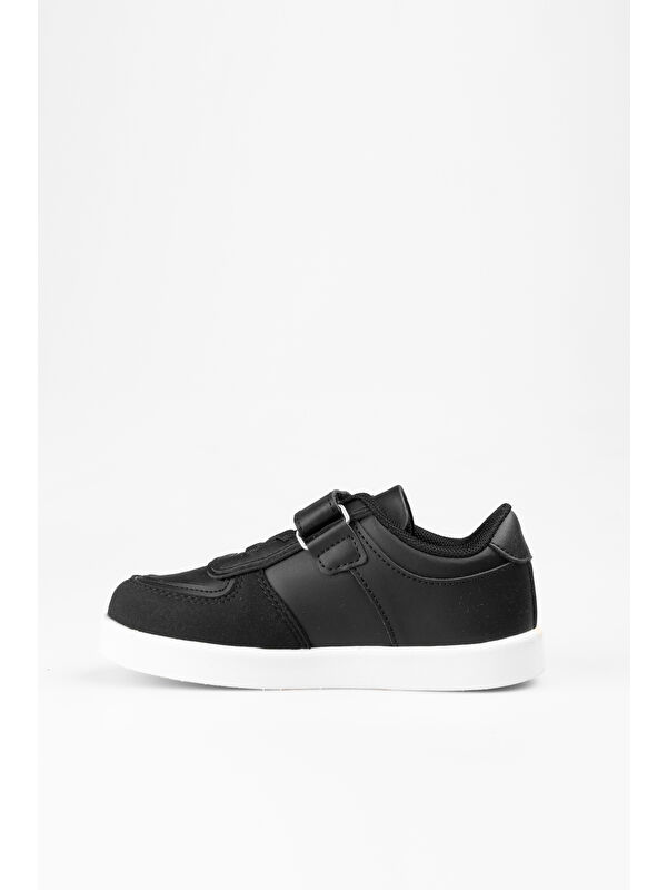 Sam Işıklı Unisex Çocuk Siyah/Beyaz Sneaker - Görsel 4