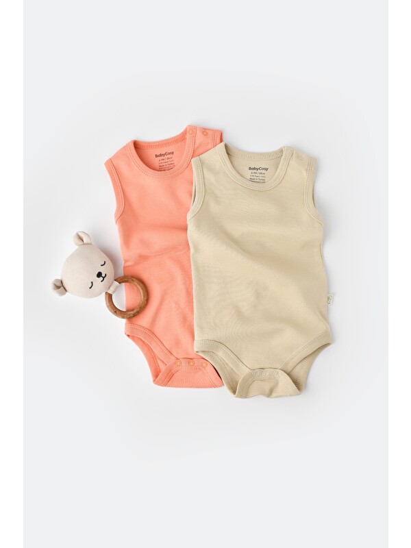 BabyCosy Organic  Organik 2li Askılı Badi