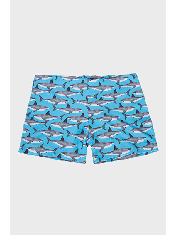 Slipstop Santana Junior Desenli LAstikli Bel Boxer Mayo Short SR2631000008