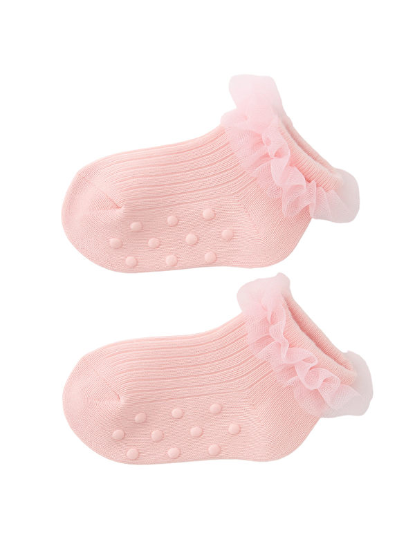 Katia And Bony Kız Bebek Tül Aksesuarlı Step Çorap Pembe