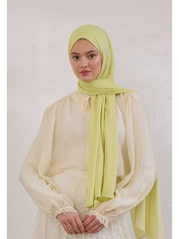 Fresh Scarfs Soft Viskon Şal Soft Sarı