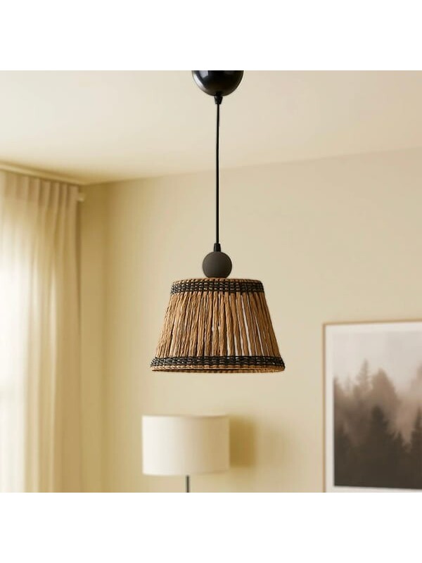 HMY Design Sable Handmade Avize - Kahverengi / Antrasit - 20x30x30 cm