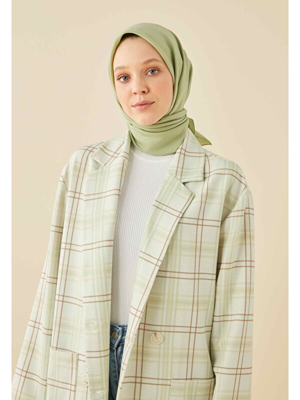 Fresh Scarfs Pamuk İpek Eşarp Çağla Yeşili