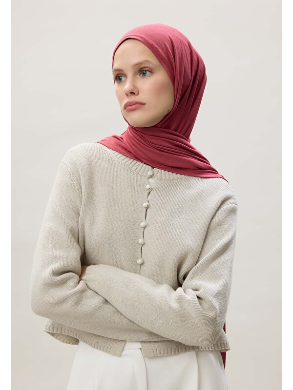 Fresh Scarfs Penye Şal Pancar Tozu