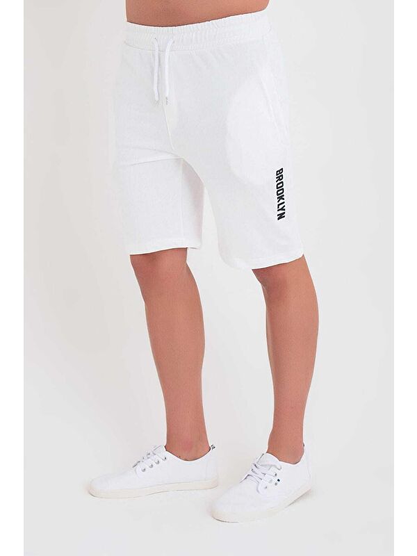 Süperlife Regular Fit Brooklyn Baskılı Erkek Şort SPR 208