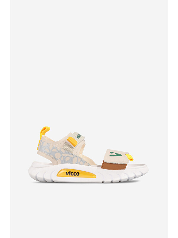 Vicco Dekan Hafif Unisex Okul Öncesi Bej Sandalet