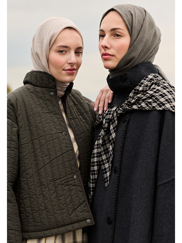 Fresh Scarfs Kaşmir Dokulu Şal Duman