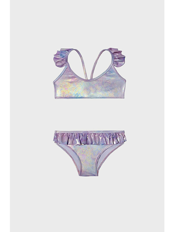 Slipstop Vanessa Kolay Kuruyan Uv Korumalı Parlak Kız Çocuk Bikini SM22110239