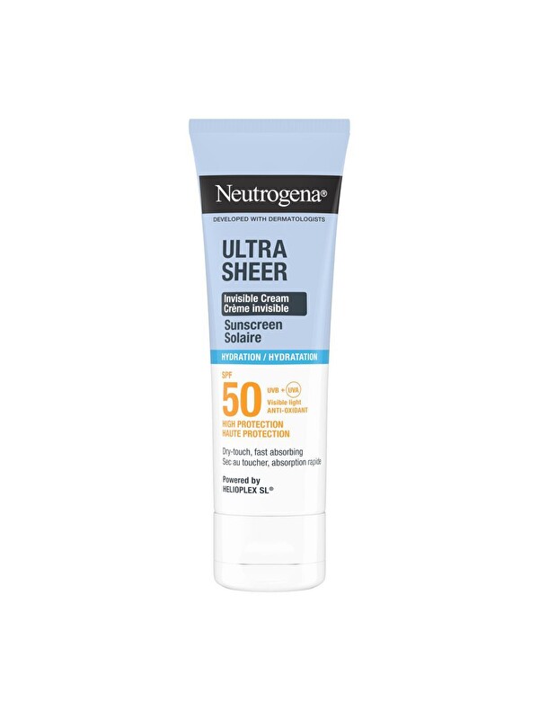 Neutrogena Ultra Sheer Hydrating Cream SPF50 Yüz Güneş Kremi, 50 ml