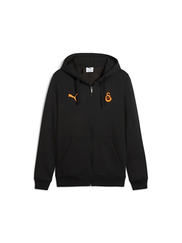 Puma GALATASARAY FtblESSENTIALS Erkek Kapüşonlu Fermuarlı Sweatshirt