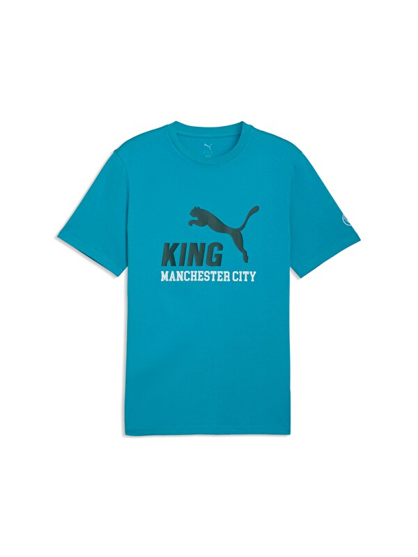 Puma Manchester CITY KING Erkek Logolu Tişört