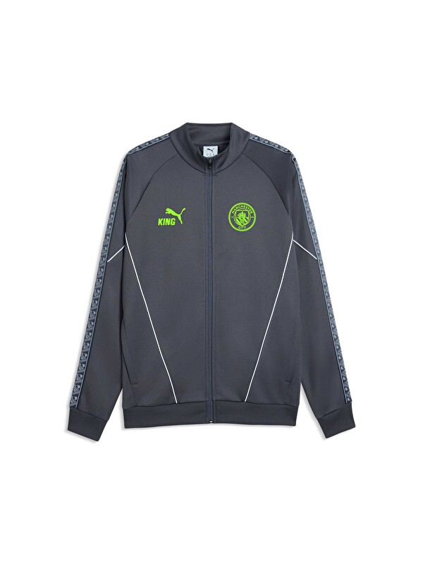 Puma Manchester CITY KING Anthem Erkek Fermuarlı Sweatshirt
