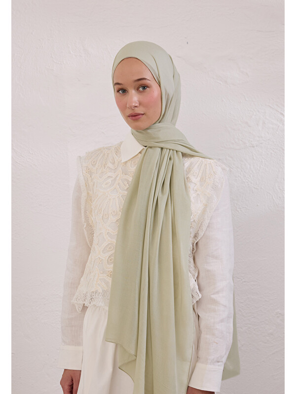 Fresh Scarfs Soft Viskon Şal Soft Yeşil