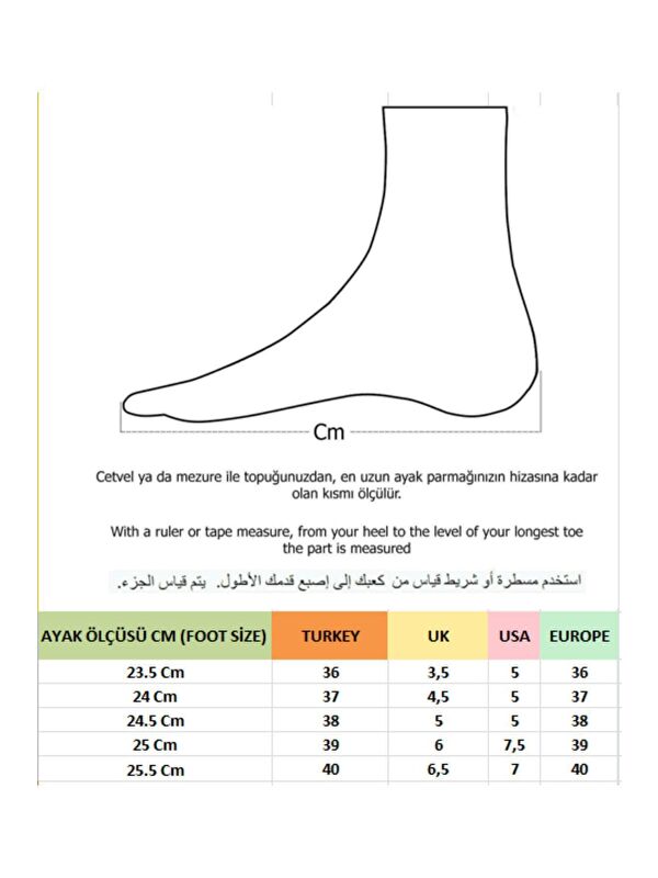 W708 Kadın Klasik Günlük Tarz Şık ve Rahat Topuklu Ayakkabı - Görsel 5