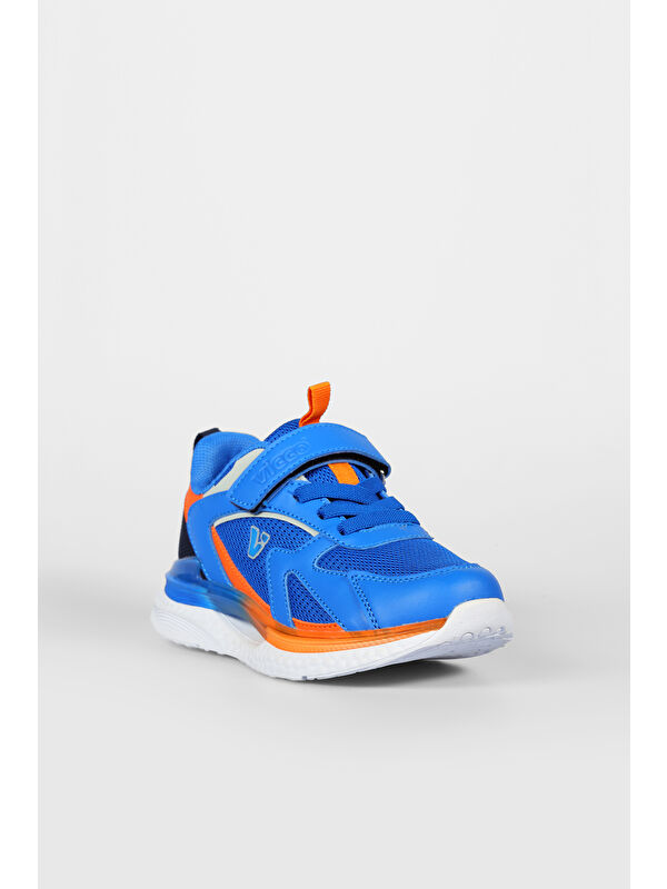 Massa Hafif Erkek Çocuk Okul Öncesi Saks Mavi Sneaker - Görsel 4