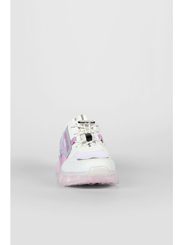 Corn Basic Kız Çocuk Beyaz/Pembe Spor Ayakkabı - Görsel 7