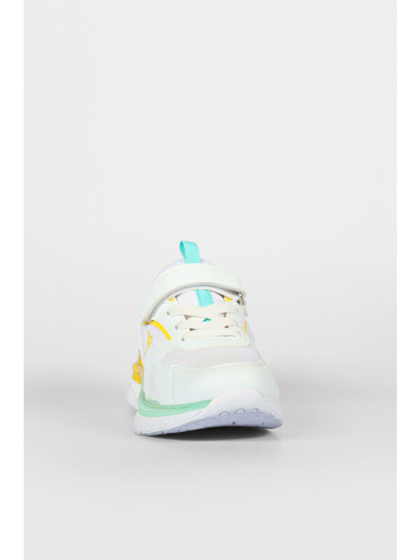 Massa Hafif Kız Çocuk Beyaz/Pudra Sneaker - Görsel 5