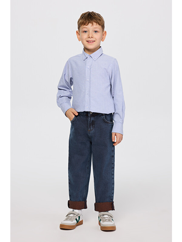 Panço Erkek Çocuk Lacivert Jean Pantolon