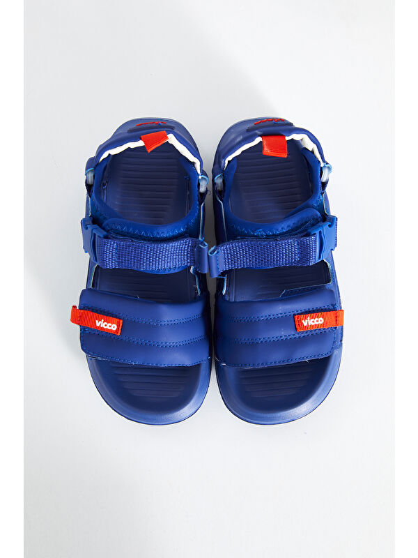 Rave Hafif Erkek Çocuk Saks Mavi Sandalet - Görsel 7