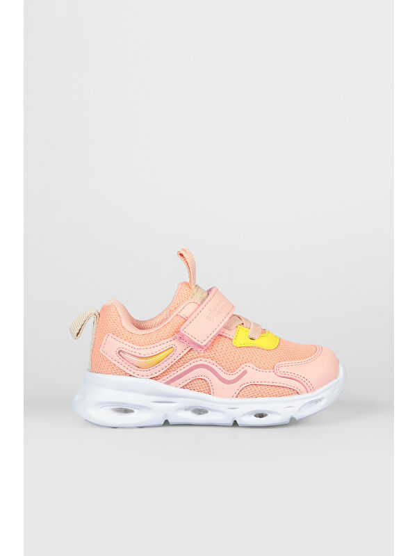 Rony Işıklı Kız Bebek Pudra Spor Ayakkabı - Görsel 2