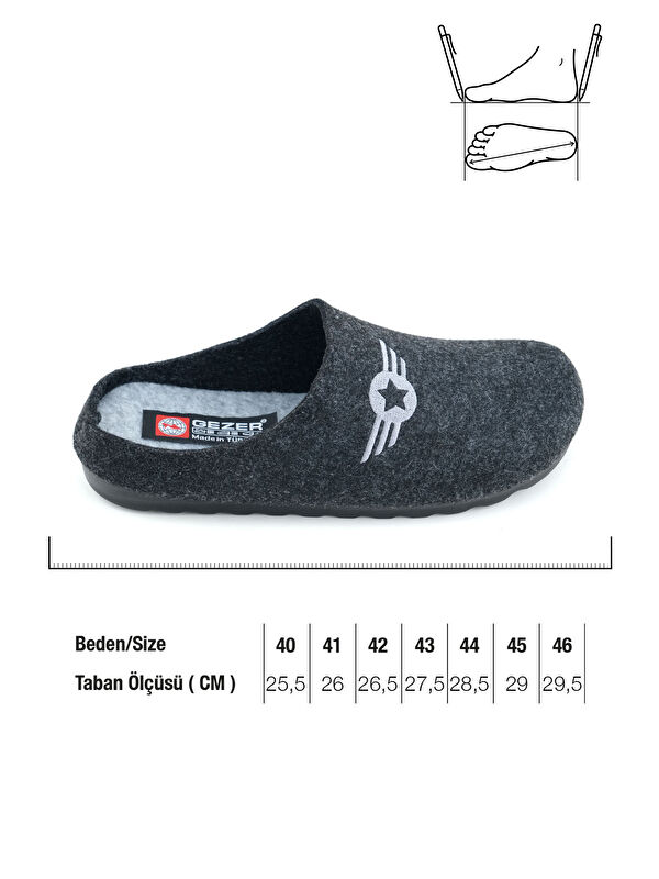 Kışlık Rahat Taban Ev Bahçe Erkek Terlik - Görsel 9