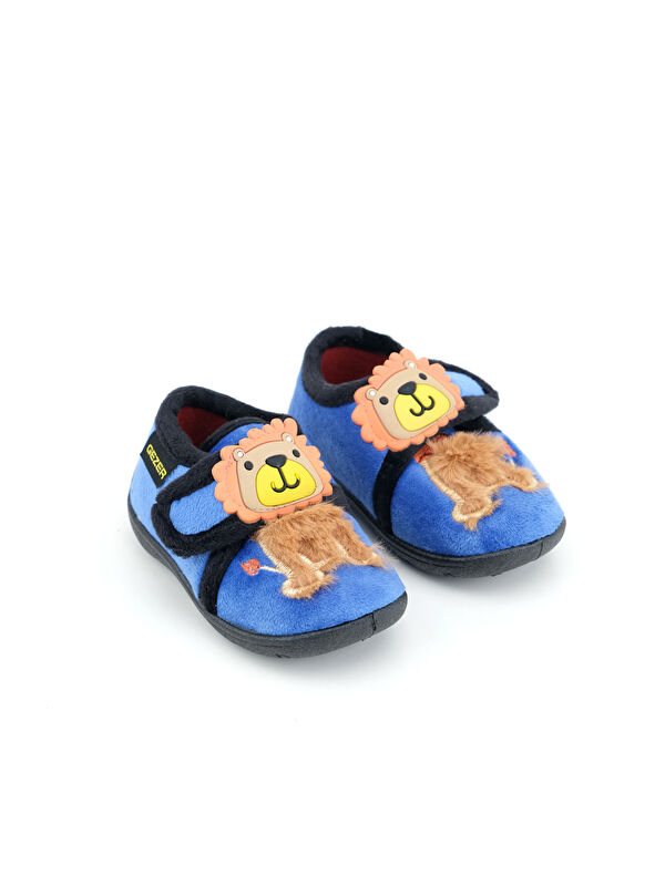 Bebe Erkek Çocuk Kışlık Cırtlı Ayarlanabilir Günlük Kreş Panduf Ayakkabı - Görsel 8