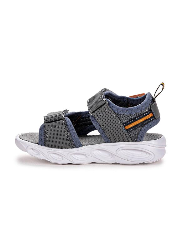 101 Işıklı Kız/Erkek Çocuk Cırtlı Sandalet Ayakkabı - Görsel 3