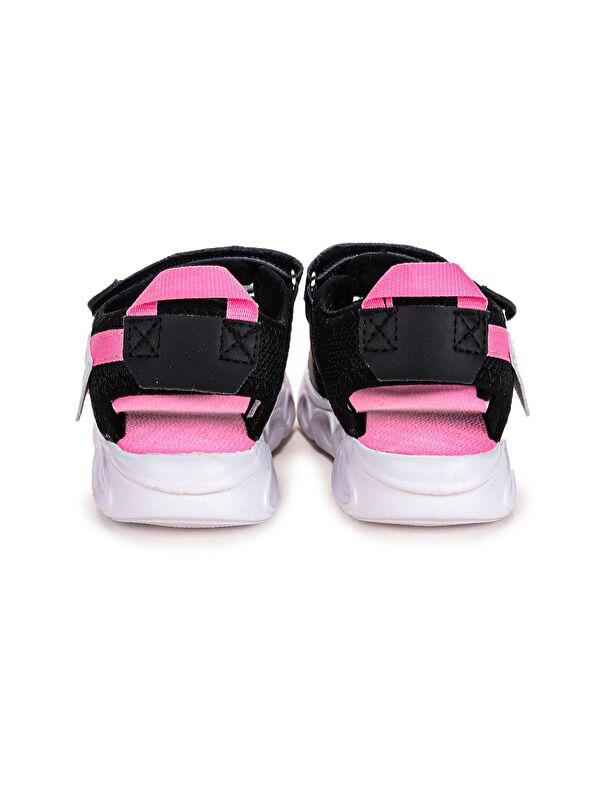 100 Işıklı Kız/Erkek Çocuk Cırtlı Sandalet Ayakkabı 100 - Görsel 5