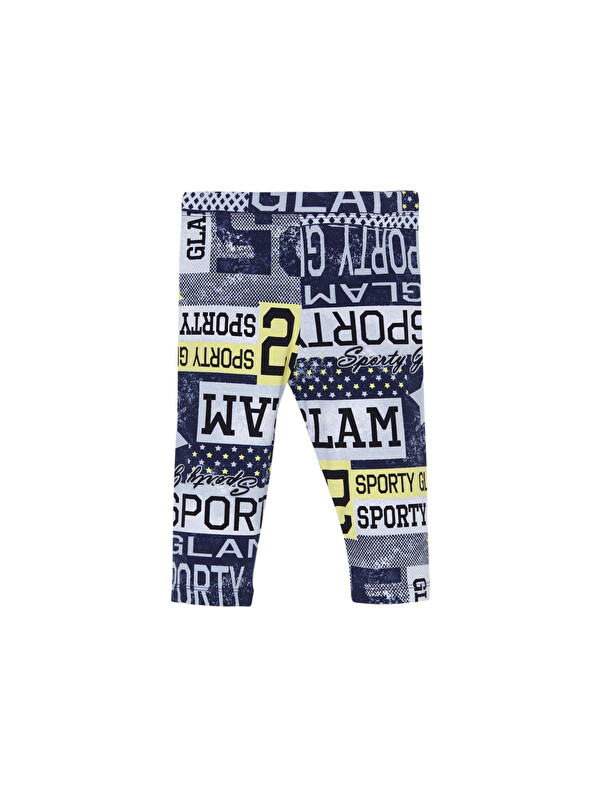 Lovetti Kız Çocuk Sporty Glam Desen Kapri