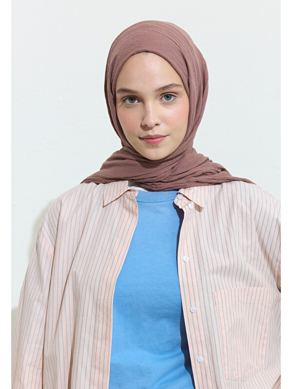 Fresh Scarfs Pamuklu Keten Şal Dragon Fruıt Shake