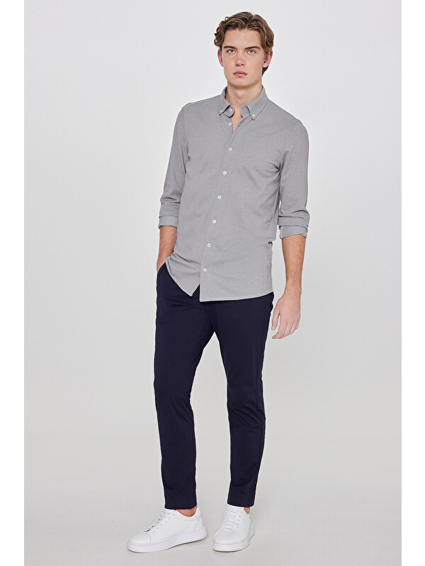 Lee Slim Fit Dar Kesim Normal Bel Cepli Esnek  Chino Pantolon