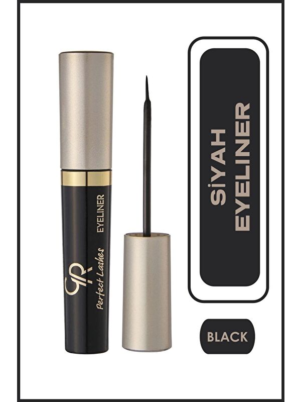 GOLDEN ROSE Perfect Lashes Black Eyeliner - Siyah Eyeliner
