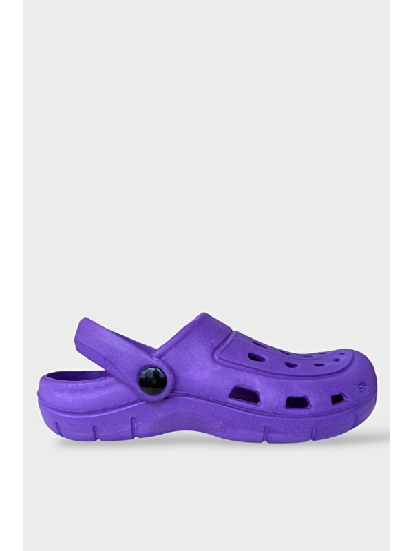 LİGER Unisex Comfort Hafif Medikal Hemşire Doktor Sabo Terlik Mor