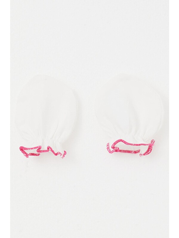 Breeze Yenidoğan Bebek Eldiven Basic Ekru (7 X 9 Cm)