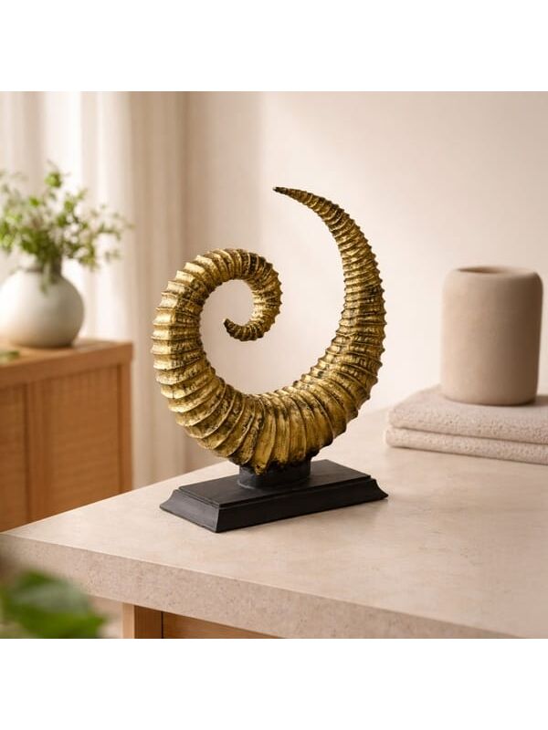 Evidea Deco Coquillage Dekor - Gold - 33 cm