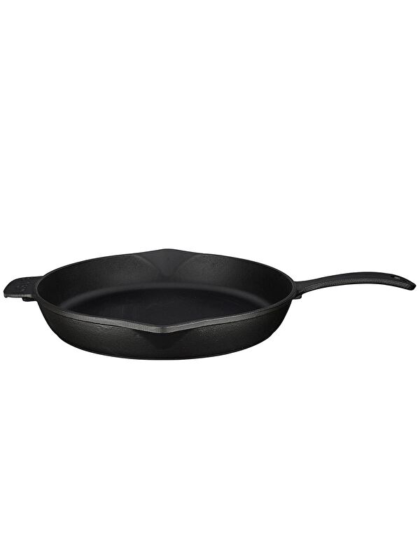 LAVA Yuvarlak Kızartma Tavası Döküm Demir Yekpare Saplı. Çap(Ø)34cm