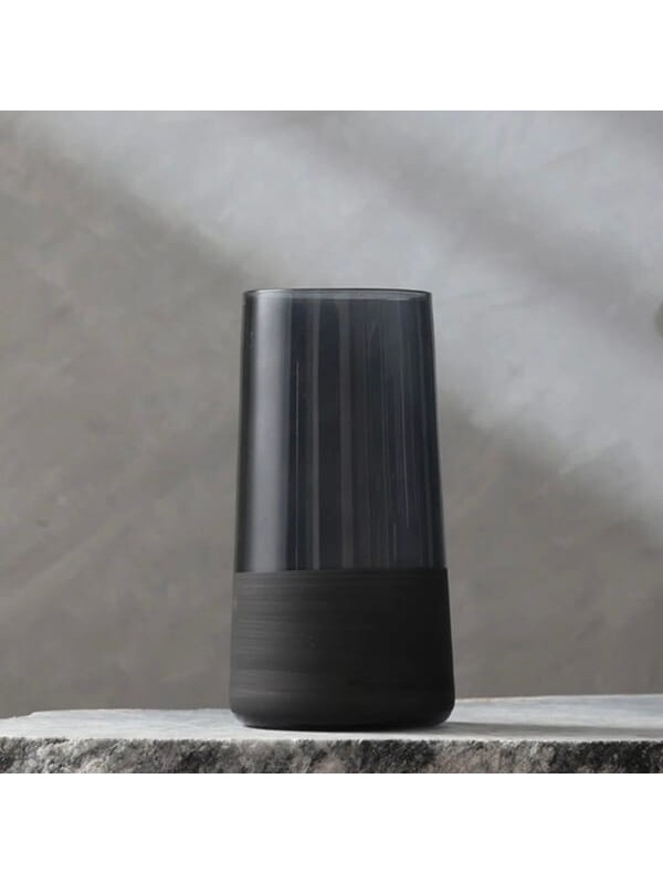 RAKLE Matte 4'lü Meşrubat Bardağı Seti - Siyah - 520 ml