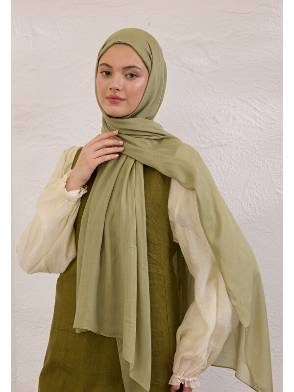 Fresh Scarfs Soft Viskon Şal Haki