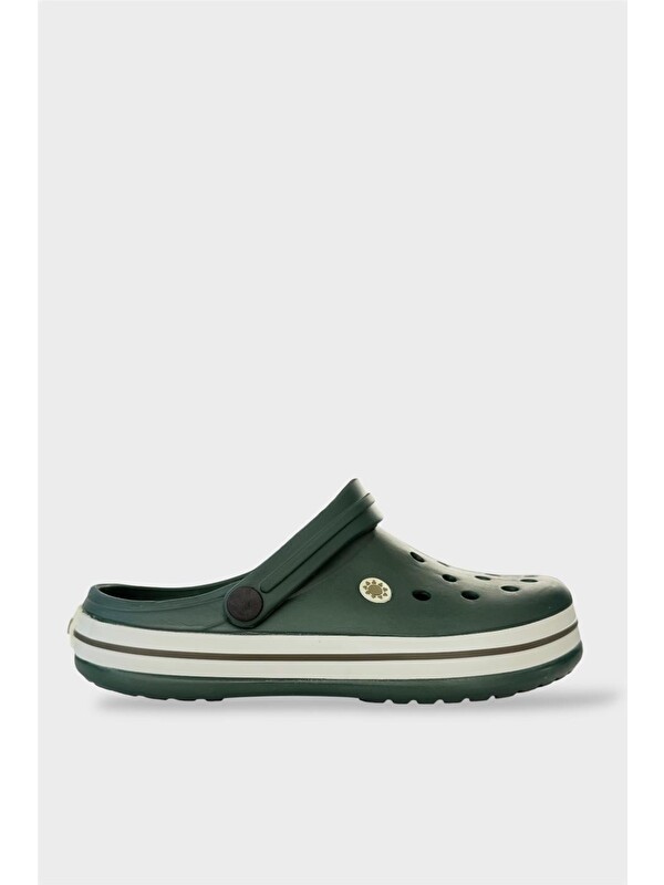 LİGER Unisex Comfort Hafif Medikal Hemşire Sabo Terlik Hakİ