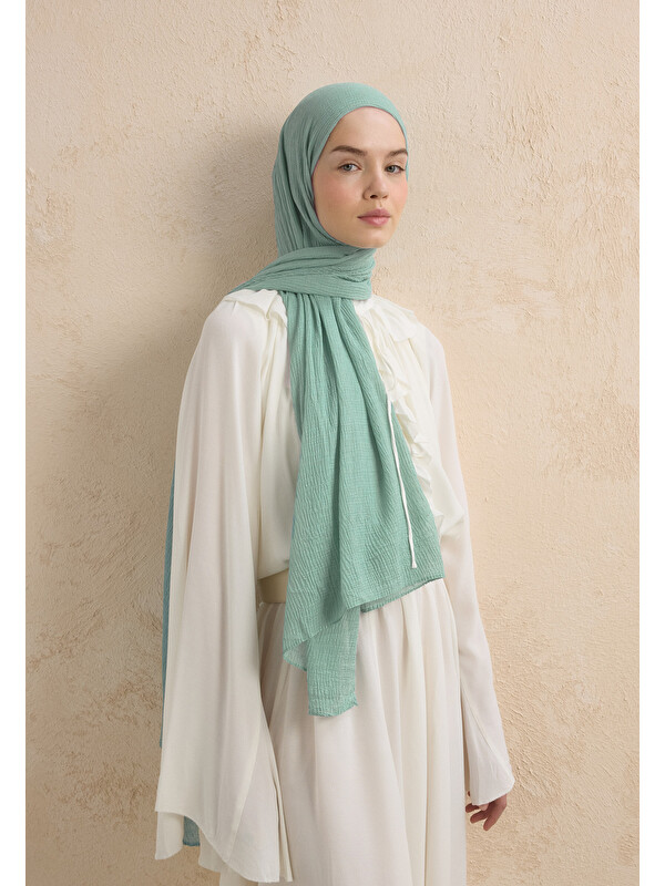 Fresh Scarfs Modal Krinkıl Şal Okyanus