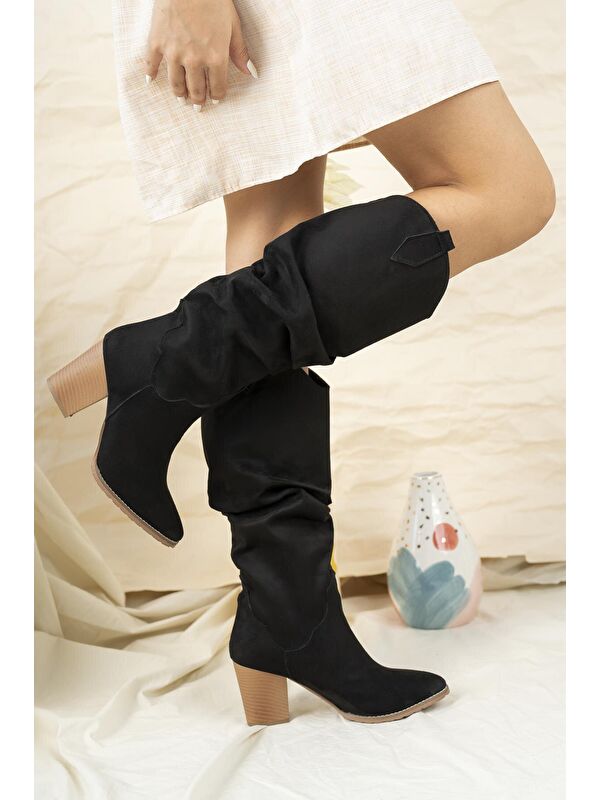 ILKN05 Kovboy Kadın Çizme - Görsel 3