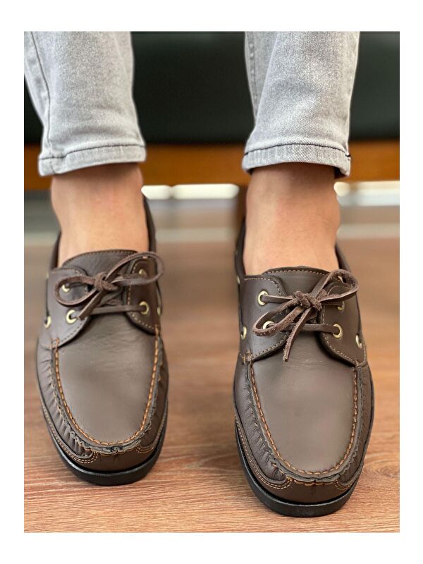 Dexter Hakiki Deri Erkek Günlük Klasik Casual Ayakkabı - Görsel 5