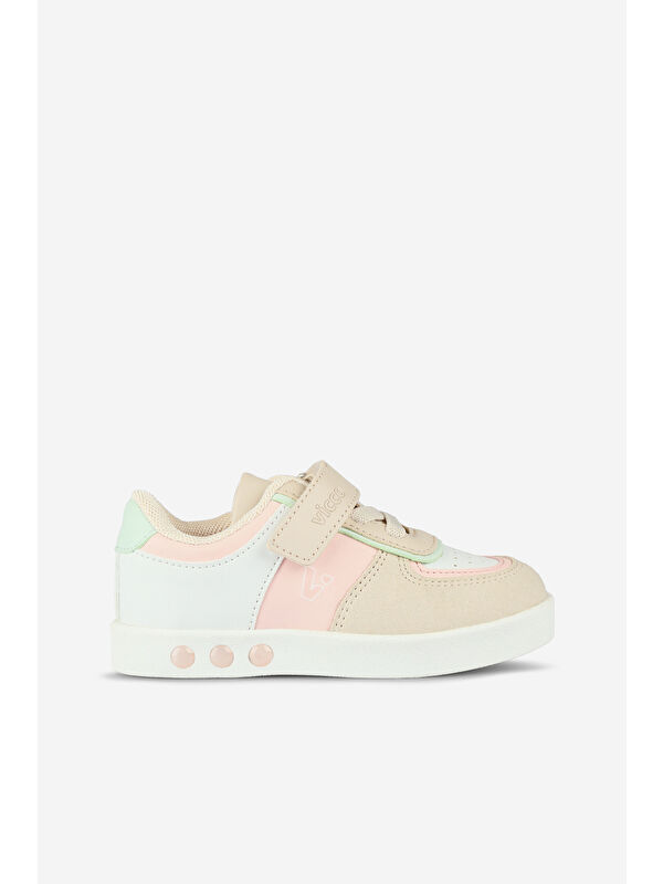 Vicco Sam Işıklı Kız Okul Öncesi Pudra Sneaker