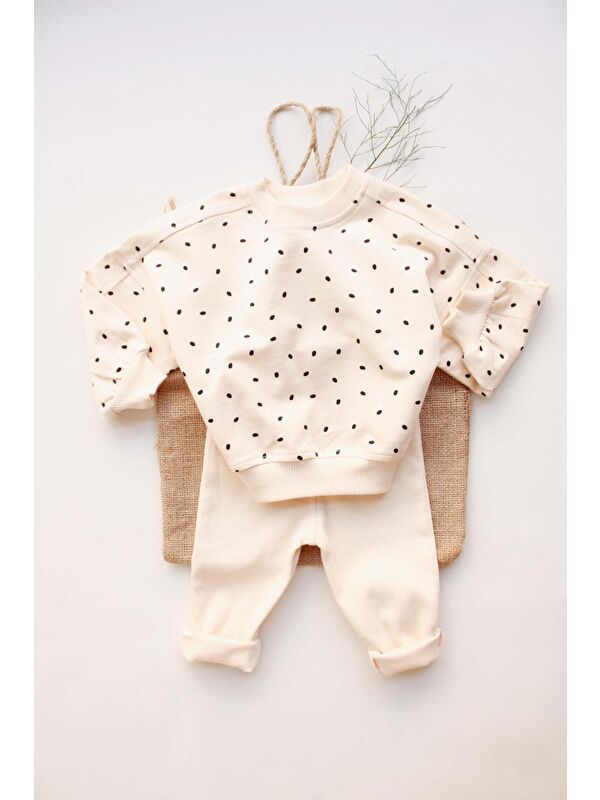 Oh La La Koala For Little Ones Siyah Puantiyeli Bebek Alt Üst Takım