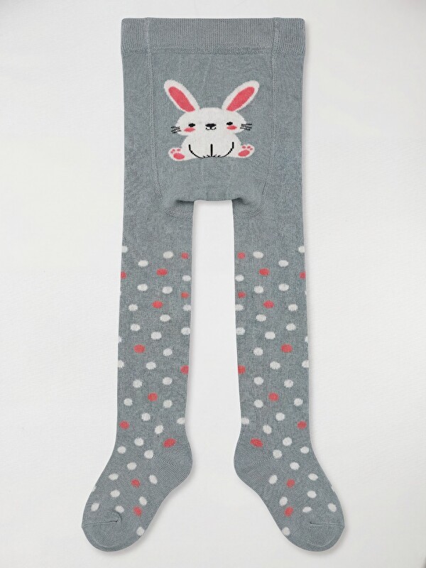 Civil Baby Bunny 6- Bebek Kız Külotlu Çorap - Yeşil