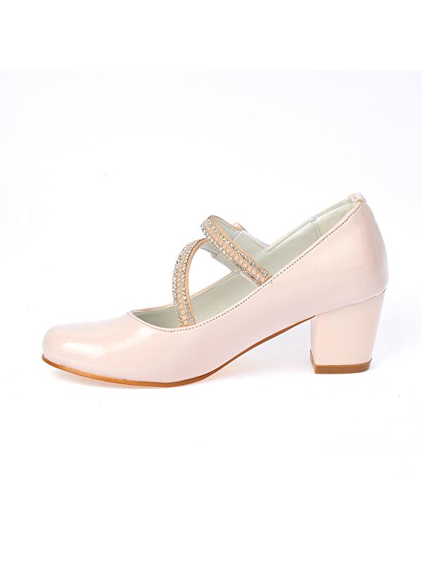 Aisha Rugan Günlük Kız Çocuk 4 Cm Topuklu Abiye Ayakkabı - Görsel 4