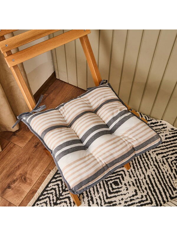 Evidea Soft Mimpi Sandalye Minderi - Ekru / Renkli - 43x43 cm