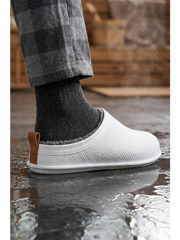 Gezer Siyah Gezer Kışlık Islak Zemin Erkek Terlik